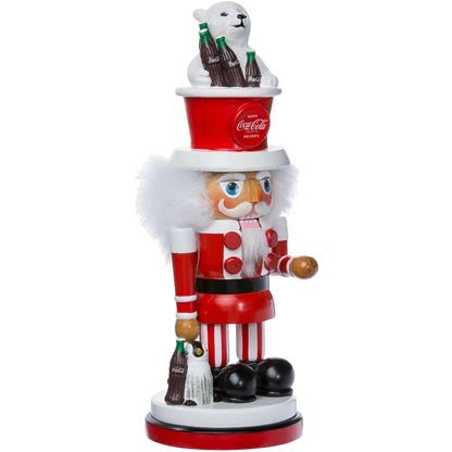 15 inch Coke Nutcracker With Polar Bear
