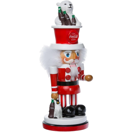 15 inch Coke Nutcracker With Polar Bear