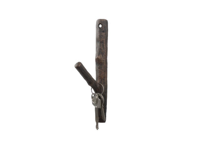 Rustic Copper Cast Iron Tree Branch Decorative Metal Wall Hook 8""