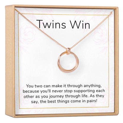 Twin Sister Gift Necklace