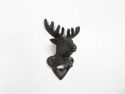 Cast Iron Deer Bottle Opener 6""