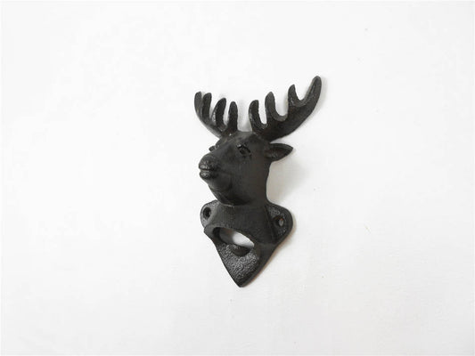 Cast Iron Deer Bottle Opener 6""