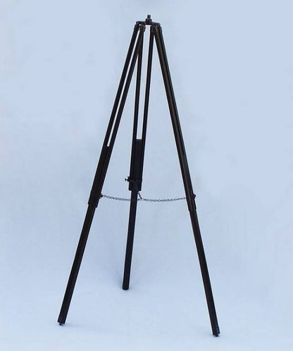 Floor Standing Oil-Rubbed Bronzed-White Leather with Black Stand Anchormaster Telescope 65""