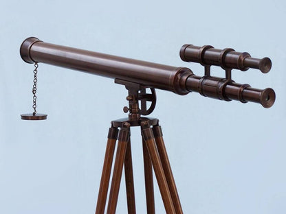 Floor Standing Bronzed Griffith Astro Telescope 65""