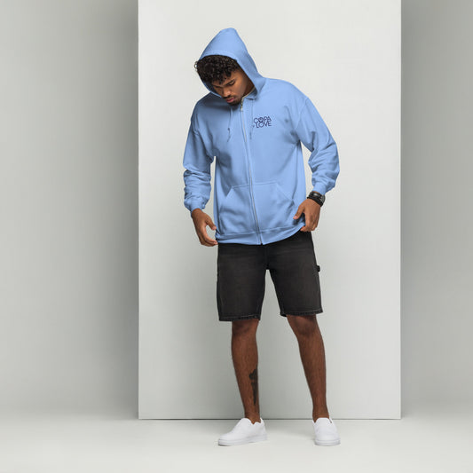 COPA LOVE Unisex Fleece Zip Hoodie – Everyday Comfort Meets Effortless Style
