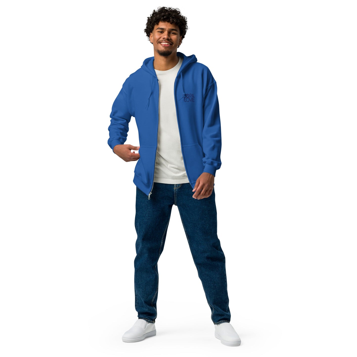 COPA LOVE Unisex Fleece Zip Hoodie – Everyday Comfort Meets Effortless Style