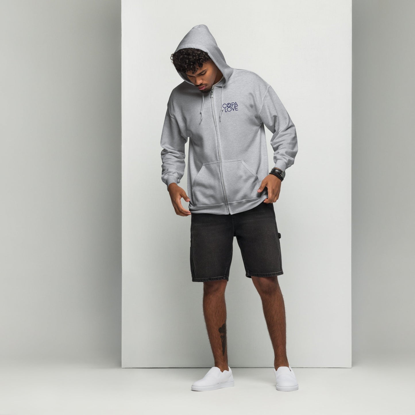 COPA LOVE Unisex Fleece Zip Hoodie – Everyday Comfort Meets Effortless Style