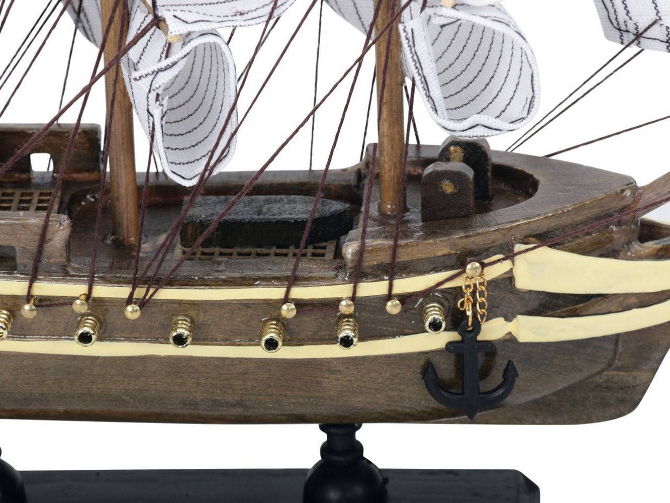 Wooden USS Constitution Tall Ship Model 12""