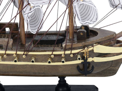 Wooden USS Constitution Tall Ship Model 12""
