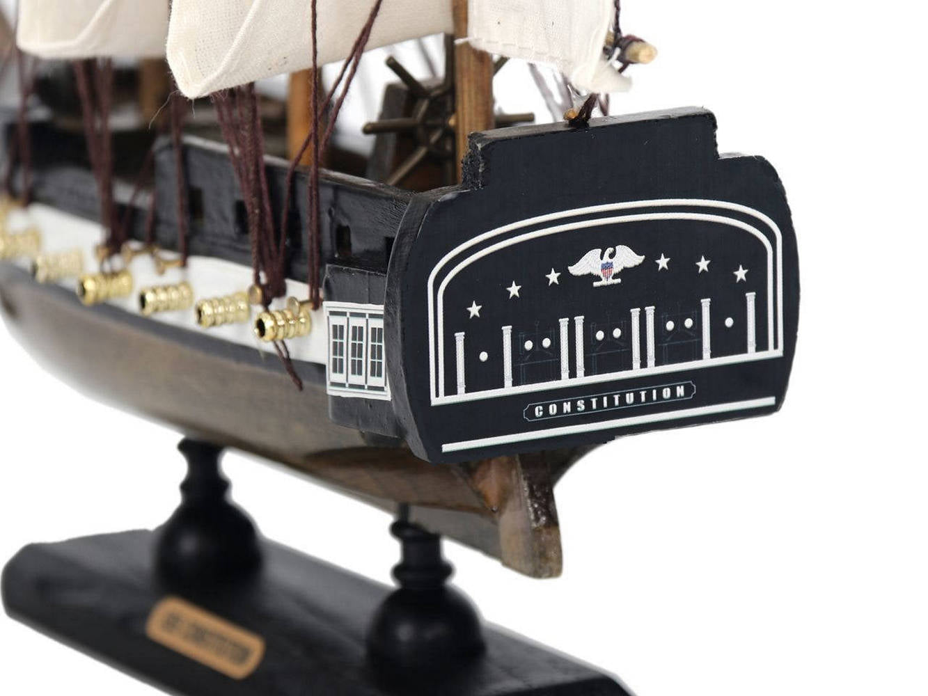 Wooden USS Constitution Limited Tall Ship Model 12""