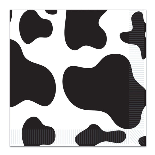Cow Print Cocktail Napkin