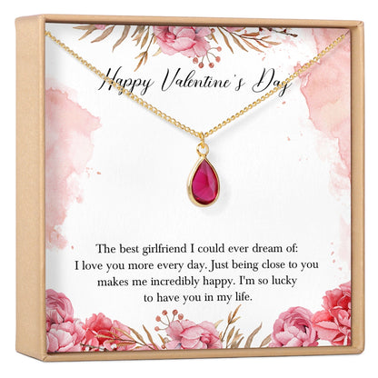 Valentine's Day Gift for Girlfriend Necklace