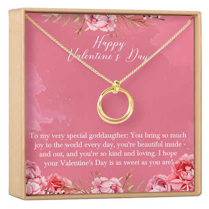 Valentine's Day Gift for Goddaughter Necklace