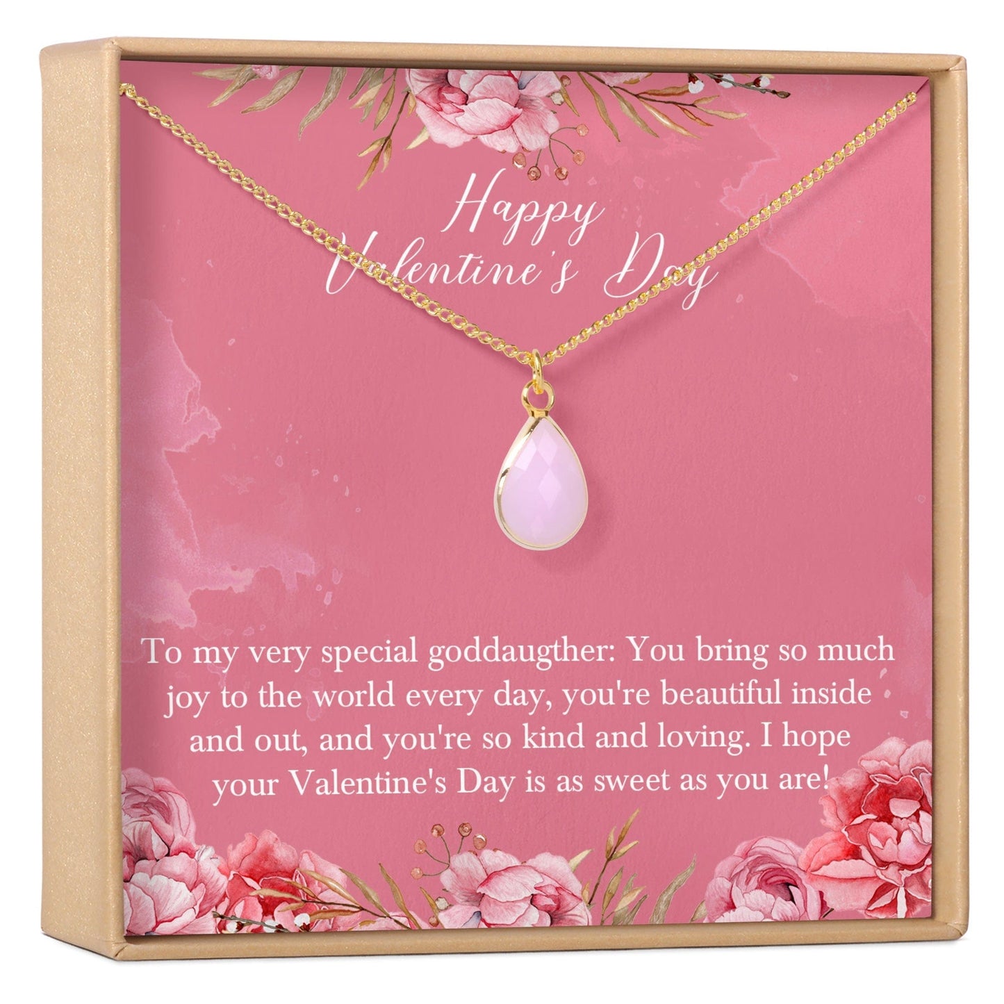 Valentine's Day Gift for Goddaughter Necklace