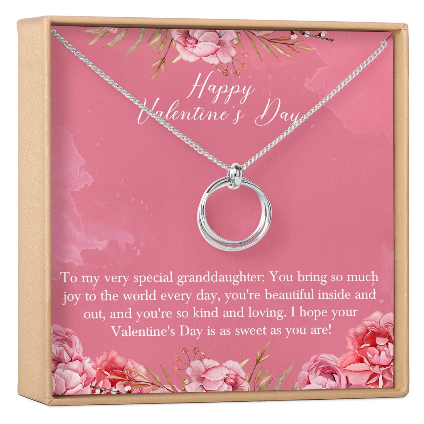 Valentine's Day Gift for Granddaughter Necklace