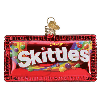 Skittles Glass Ornament