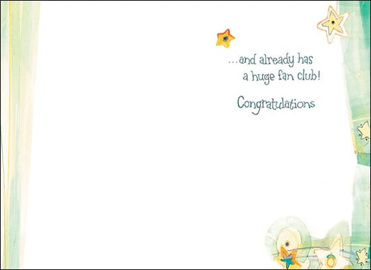 New Baby Card - A Star is Born