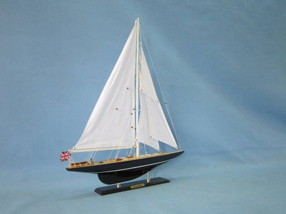 Wooden Velsheda Limited Model Sailboat Decoration 27""