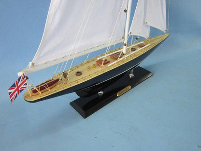 Wooden Velsheda Limited Model Sailboat Decoration 27""