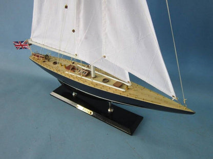 Wooden Velsheda Limited Model Sailboat Decoration 27""