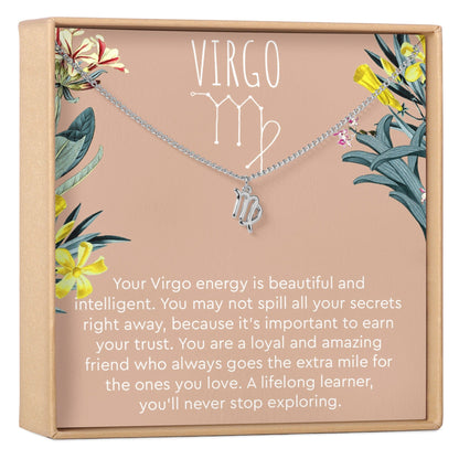 Virgo Zodiac Gift Necklace