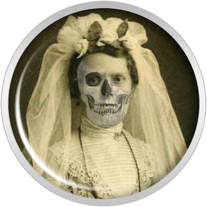 Undead Bride and Groom Halloween Plug Set 20mm