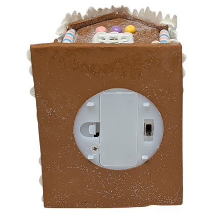 Lighted Mini Gingerbread House - 4.5 inch - Gum Drop