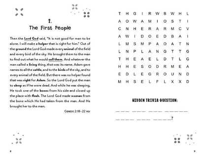 Kids' Hidden Trivia Bible Word Searches