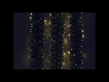 1000-Light Warm White LED Cluster Light Set