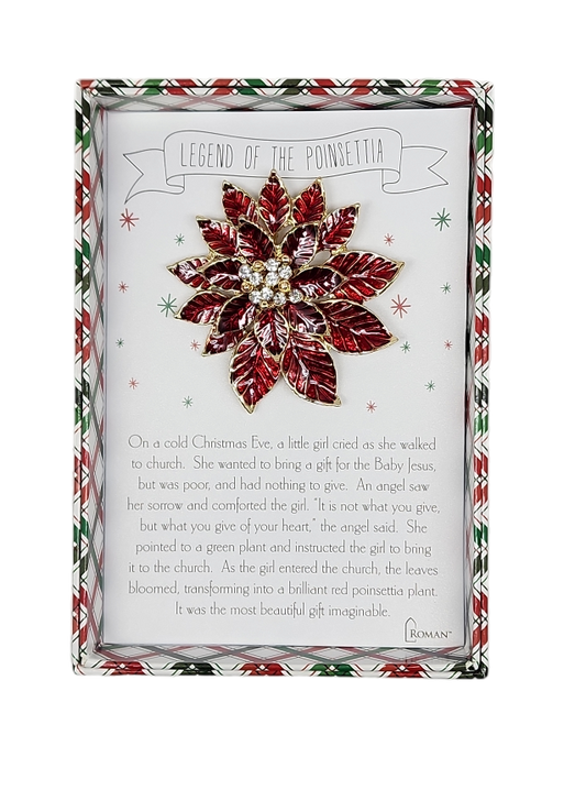 Legend of the Poinsettia Pin