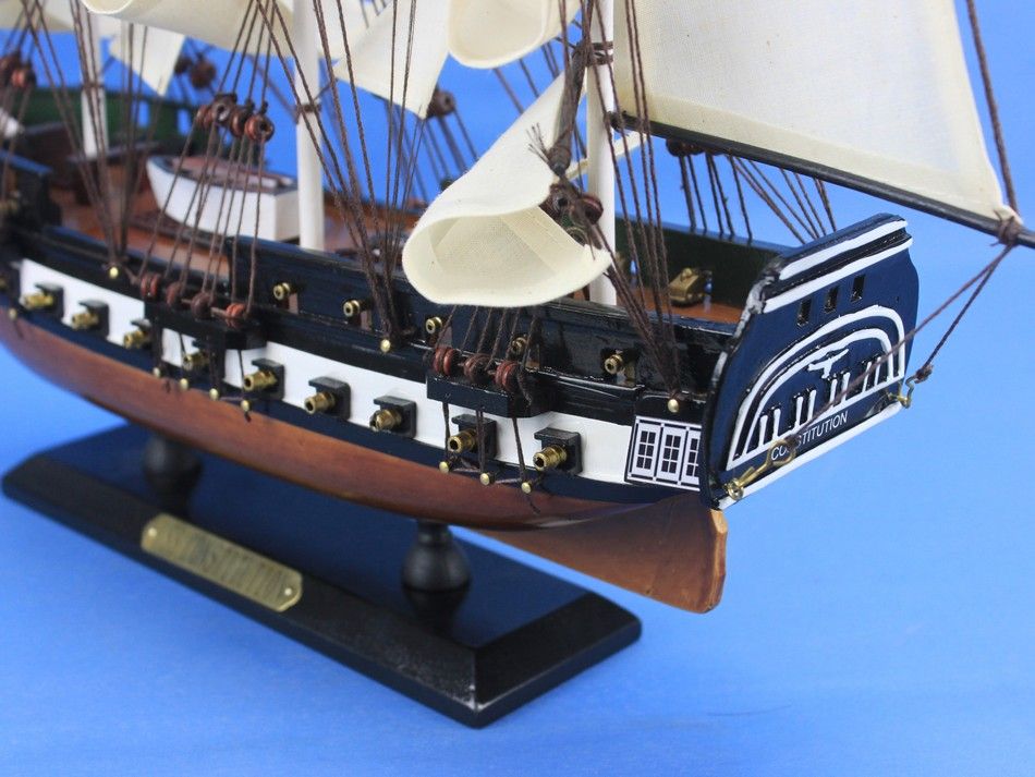 Wooden USS Constitution Tall Model Ship 24""