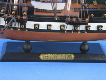 Wooden USS Constitution Tall Model Ship 24""