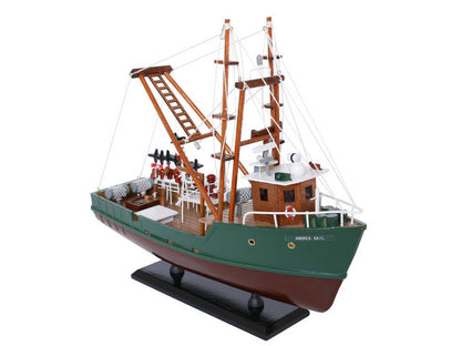 Wooden Andrea Gail - The Perfect Storm Model Boat 16""