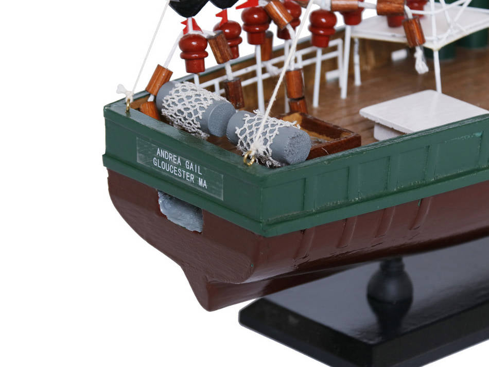 Wooden Andrea Gail - The Perfect Storm Model Boat 16""