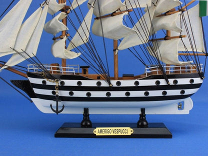 Wooden Amerigo Vespucci Tall Model Ship 15""