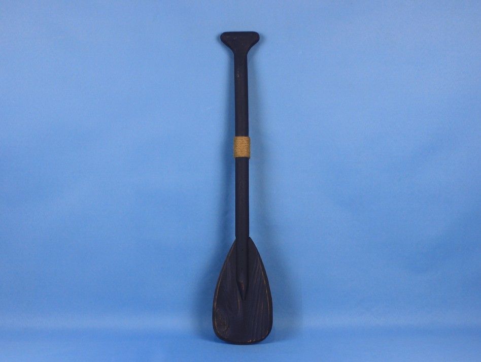 Wooden Seaside Decorative Rowing Boat Paddle with Hooks 24""