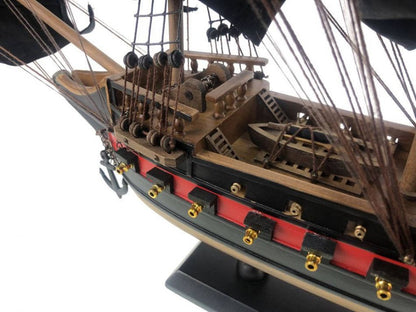 Wooden Captain Kidd's Adventure Galley Black Sails Limited Model Pirate Ship 26""