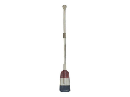 Wooden Independence Decorative Squared Rowing Boat Oar with Hooks 50""