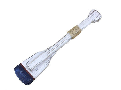 Wooden Winthrop Decorative Squared Rowing Boat Oar With Hooks 12""