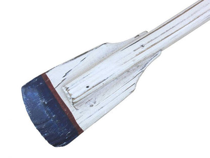 Wooden Winthrop Decorative Squared Rowing Boat Oar With Hooks 12""