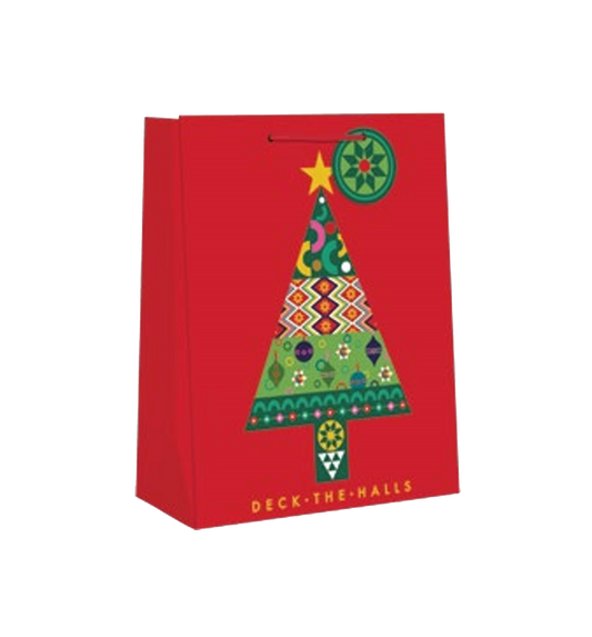 Whimsical Giftbag - Colorful Tree - Medium