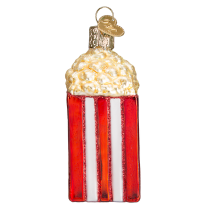 Popcorn Glass Ornament