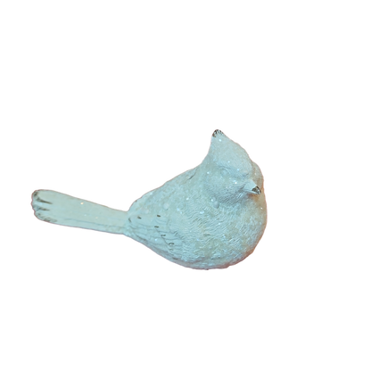 White Cardinal Figurine -