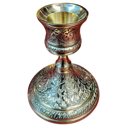 Ornate Brass Taper Holder