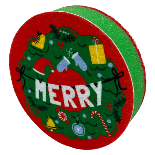 Holiday Sponge - Merry