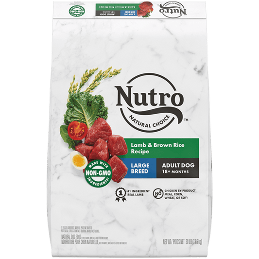 Nutro Natural Choice Large Breed Lamb & Brown Rice Dry Dog Food (30lb)