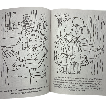 Welcome To Our Sugarhouse  Story / Coloring Book