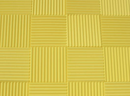 1 Inch Acoustic Foam Wedge Style Panels - 13 Color Options