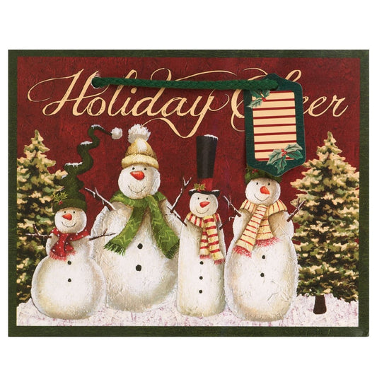 JR Large Tote Giftbag - Snowman
