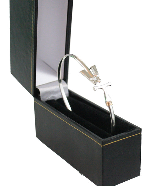 Vermont   Hook Bracelet Silver - 3mm Band - 6.5 Inch